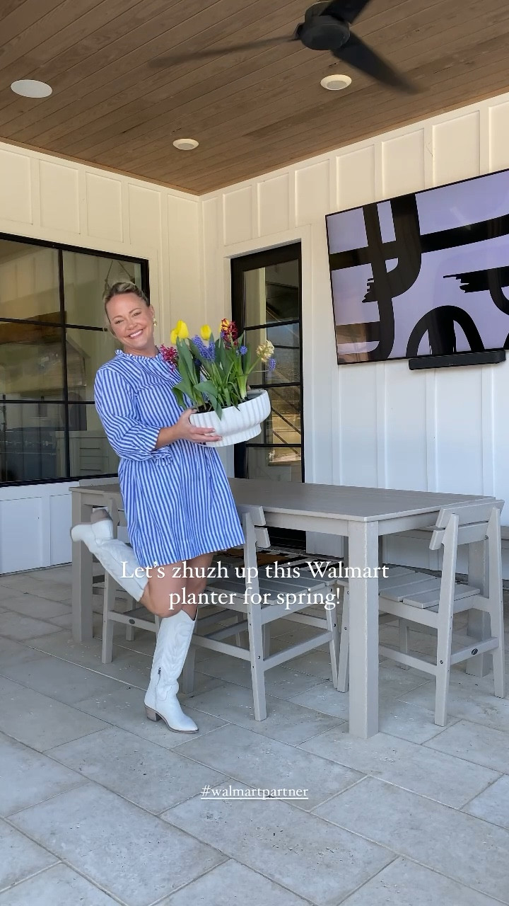 I have the best spring Walmart finds for you including spring fashion and planters! I sized up to a  medium in the striped dress, everything else runs TTS and I’m wearing a small. 

#Walmartpartner #walmartfashion @walmartfashion spring outfit / Easter dress / boots / dress / Walmart fashion 

#LTKhome #LTKfindsunder50 #LTKover40