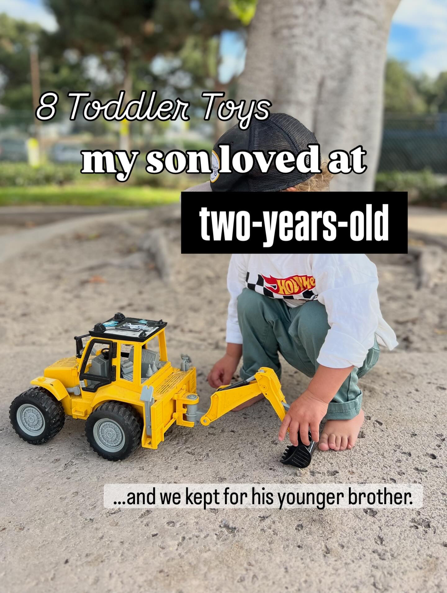 These are the toys my 2-year-old boy played with his entire second year. 💯
I saved every single one for younger siblings. A few never got put away because he’s still playing with them at 4, and the ones I did stash away? Now that they’re out for our 18-month-old, my oldest keeps stealing them back! 

Perfect for toddler gifts, birthday gift ideas, and holiday shopping.

best toddler toys, toys for 2 year olds, toys for boys age 2, preschool toys, independent play toys, toddler gift ideas, 2 year old birthday gifts, Christmas gifts for toddlers, holiday gift guide, top toys 2025, mom recommended toys, Montessori toys, STEM toys for toddlers, sensory play toys, open ended play, indoor toddler toys, outdoor toddler toys, toddler favorites, tried and true toys

#LTKHoliday #LTKGiftGuide #LTKKids