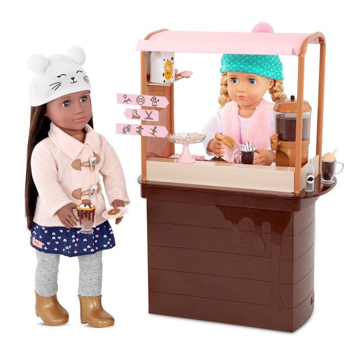Our Generation Hot Chocolate Stand for 18&#34; Dolls - Choco-tastic | Target
