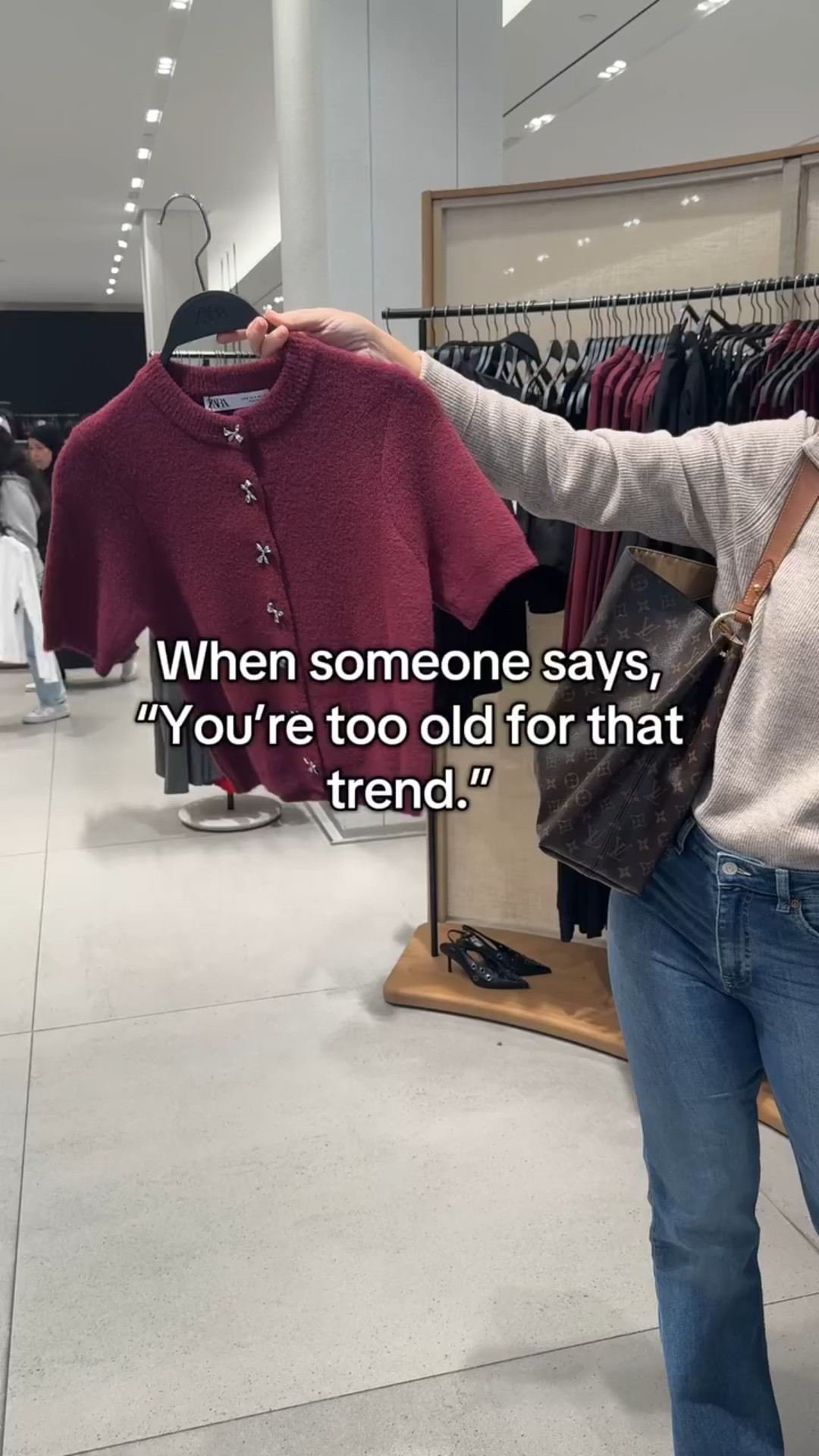 Trends don’t come with age limits — they come with options. You don’t have to wear every trend, but you can wear the ones that make sense for your style, your body, and your lifestyle. 

The goal isn’t to look trendy. It’s to feel current and confident.