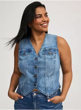 Western Denim Vest | Torrid (US & Canada)