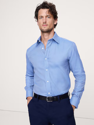 Slim-Fit Wrinkle-Resistant Dress Shirt | Banana Republic (US)