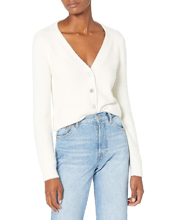 The Drop Women's Francine V-Neck Button Front Cozy Cardigan | Amazon (US)