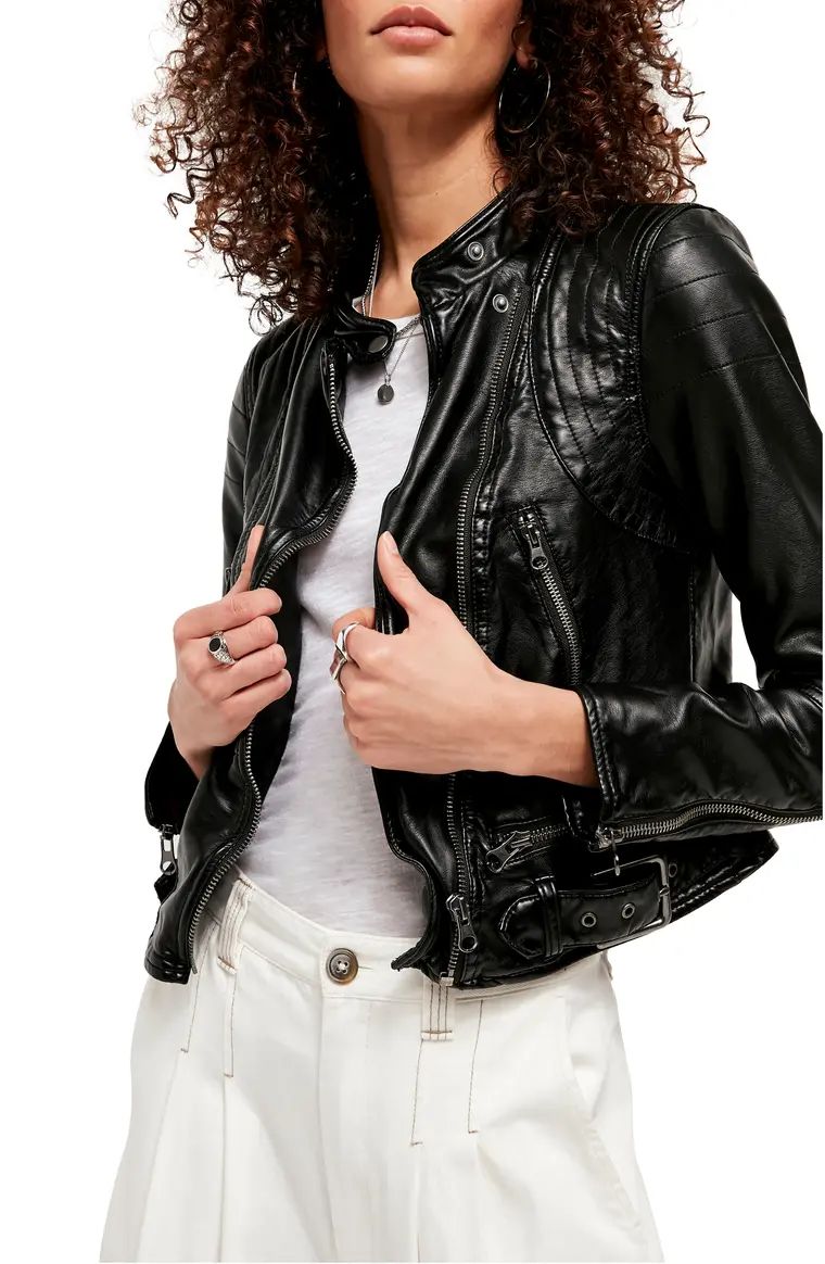 Heartbreaker Faux Leather Moto Jacket | Nordstrom