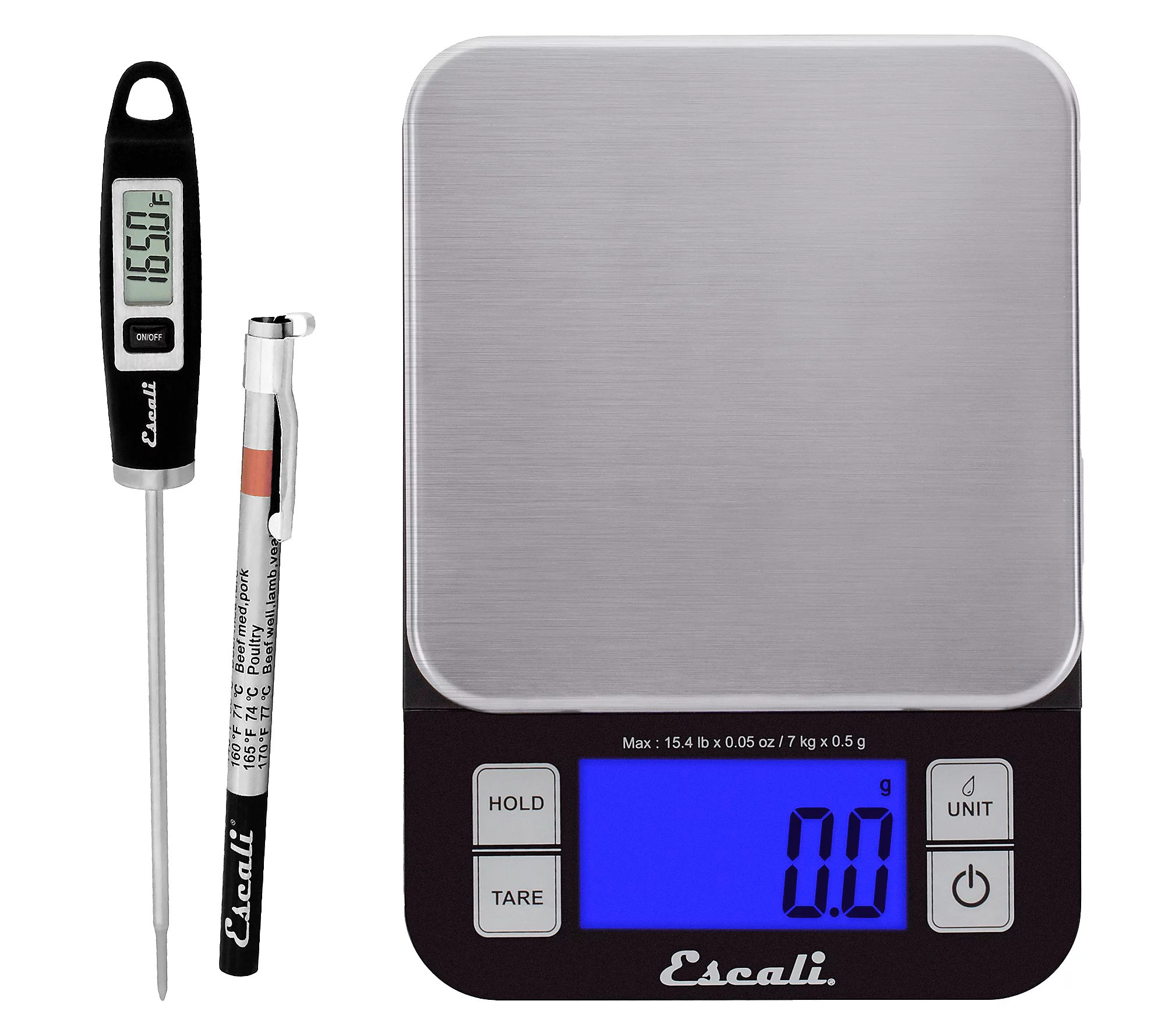 Escali Kitchen Scale and Thermometer Bundle | QVC