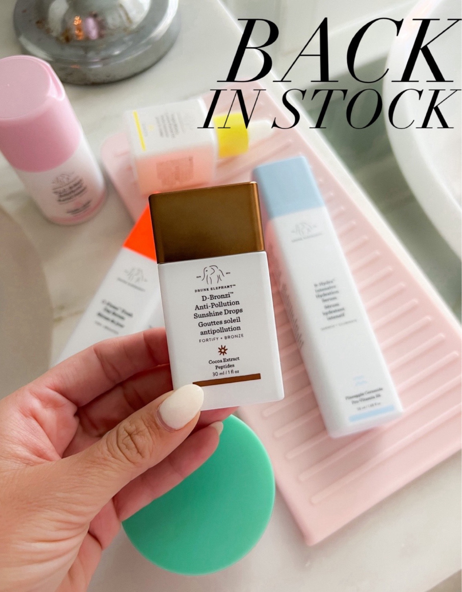 My favorite bronzing drops are back in stock! Add to your moisturizer or use alone! 

#DrunkElephant #Sephora #DrunkElephantPartner @drunkelephant @sephora

#LTKbeauty #LTKtravel #LTKxSephora