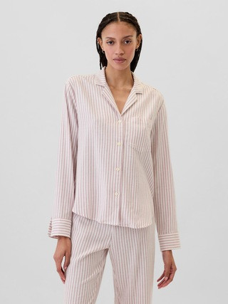 Relaxed Flannel PJ Shirt | Gap Factory