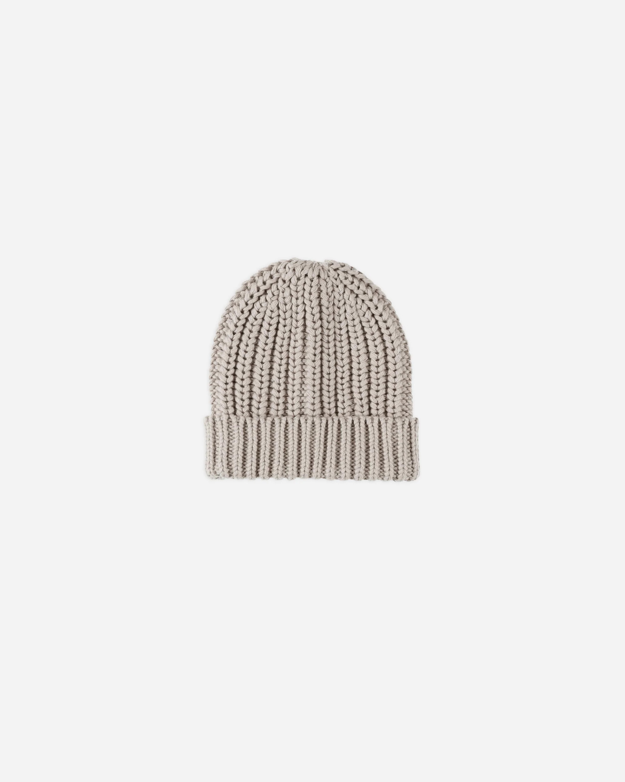 Chunky Knit Beanie || Fog | Rylee + Cru