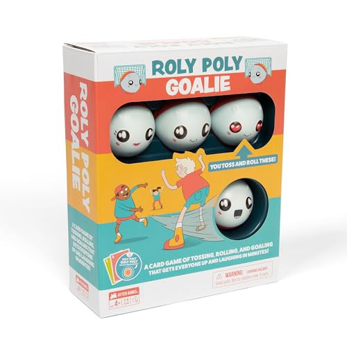 Exploding Kittens Roly Poly Goalie 2-6 Players- Ages 4+-10 Minutes to Play-Card Game for Kids-Active Play Game- Perfect Family Card Game for Game Night | Amazon (US)