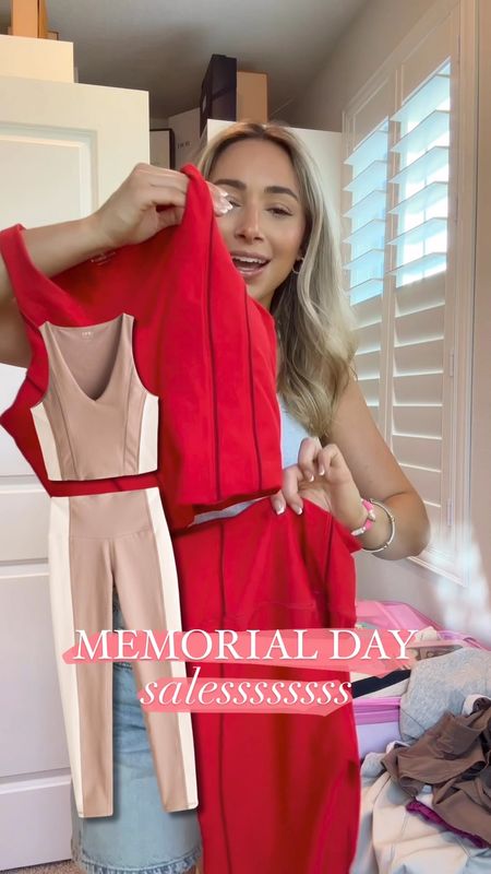 Memorial Day sale // Abercrombie // cute sets // sets // athleisure // mom outfits // workout outfits // athletic outfits // weekend outfits 

#LTKfindsunder100 #LTKfindsunder50 #LTKsalealert