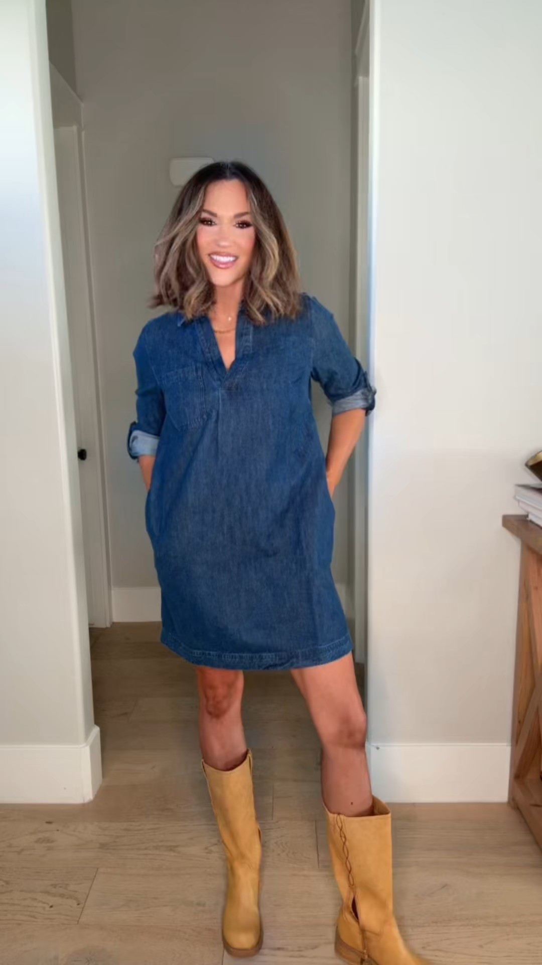 Walmart outfit ideas 
Wearing a small in the dress 
Hoodie and pants size medium
Cardigan size medium
Cardigan size large and jeans size 6
Sweater size large jeans size 6 size down 1

#LTKSaleAlert #LTKFindsUnder50 #LTKOver40