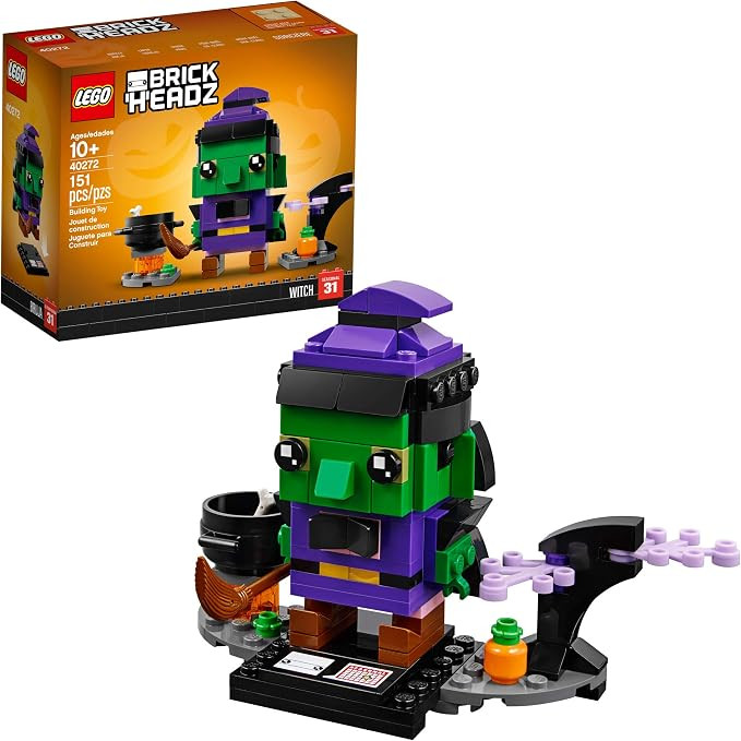 LEGO BrickHeadz Halloween Witch 40272 Building Kit (151 Pieces) | Amazon (US)