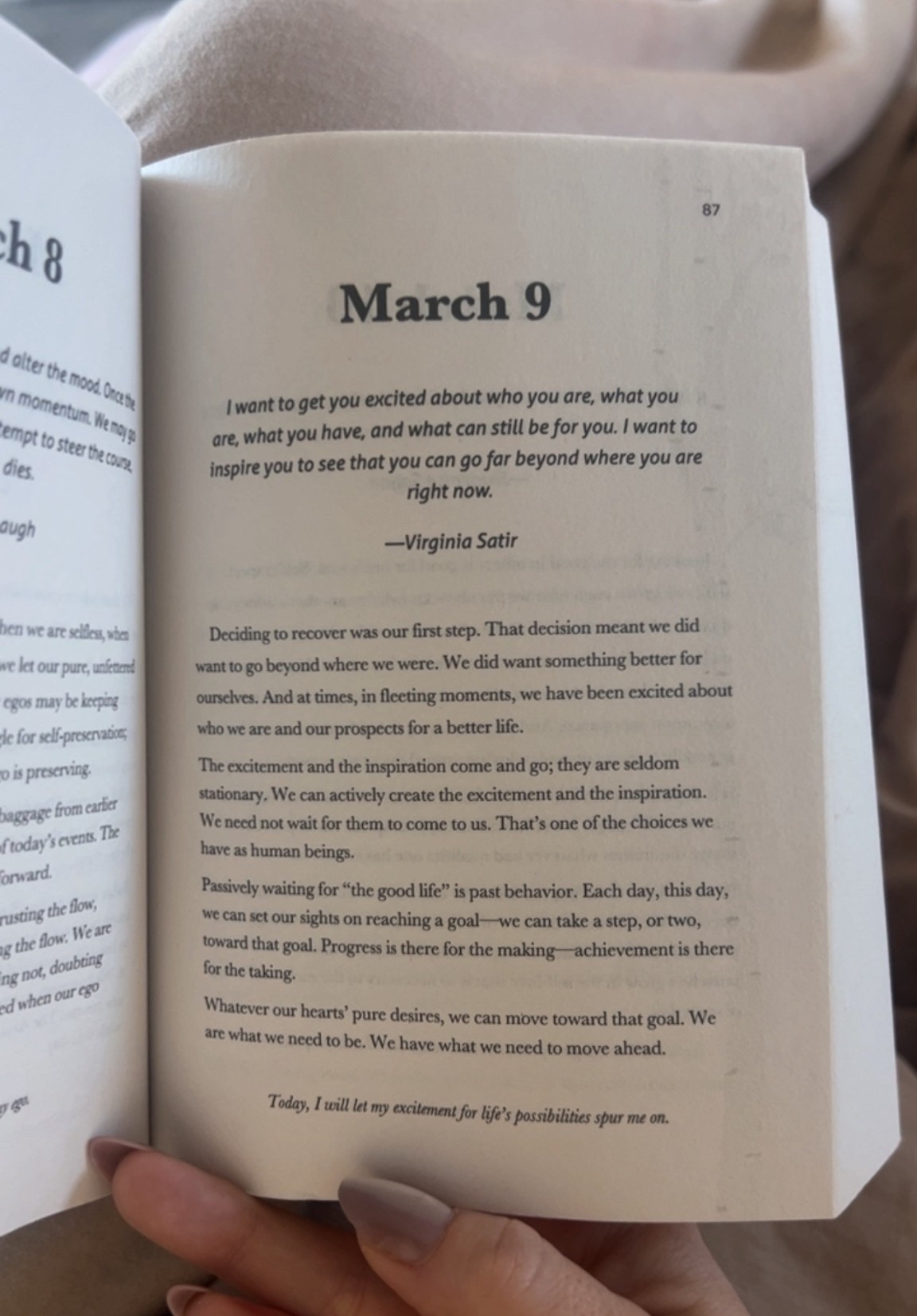 Favorite morning read, a small every day meditation, daily meditations, stoic for women 

#LTKmorningroutine #LTKstorytime #LTKmomlife