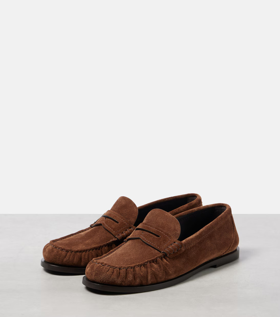 Laurent suede penny loafers | Mytheresa (US/CA)