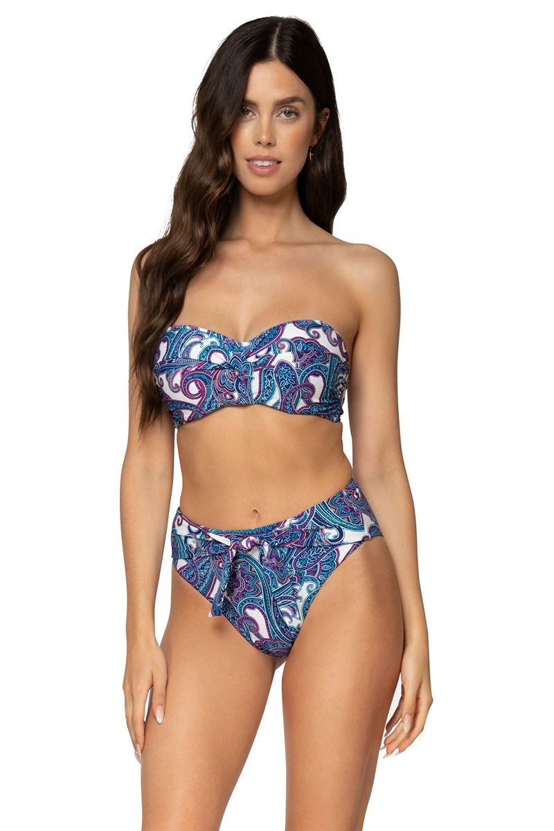 Iconic Twist Underwire Bandeau Bikini Top (D+ Cup) | Everything But Water