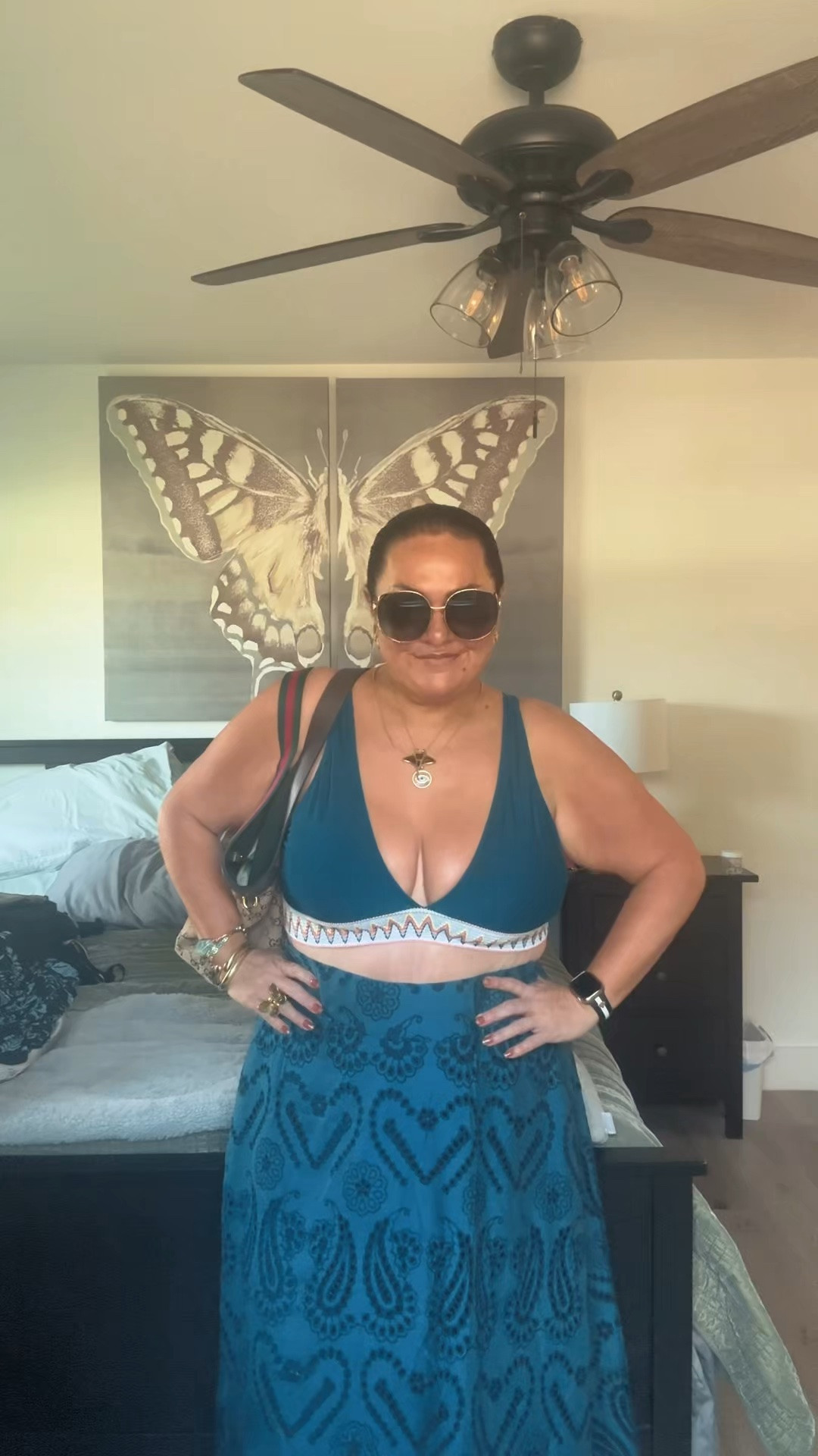 Swimsuit, with a  skirt as a coverup both two of my favorite Amazon finds!  Skirt is a large, suit is xl.

#LTKootd #LTKMidsize #LTKOver40