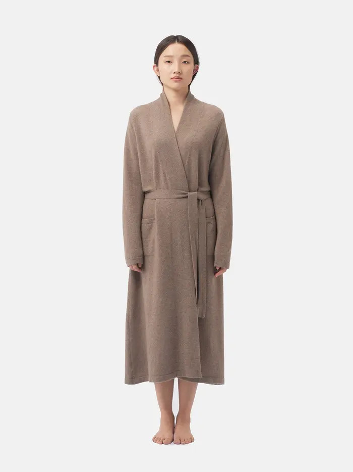Organic Color Long Cashmere Robe | Nordstrom