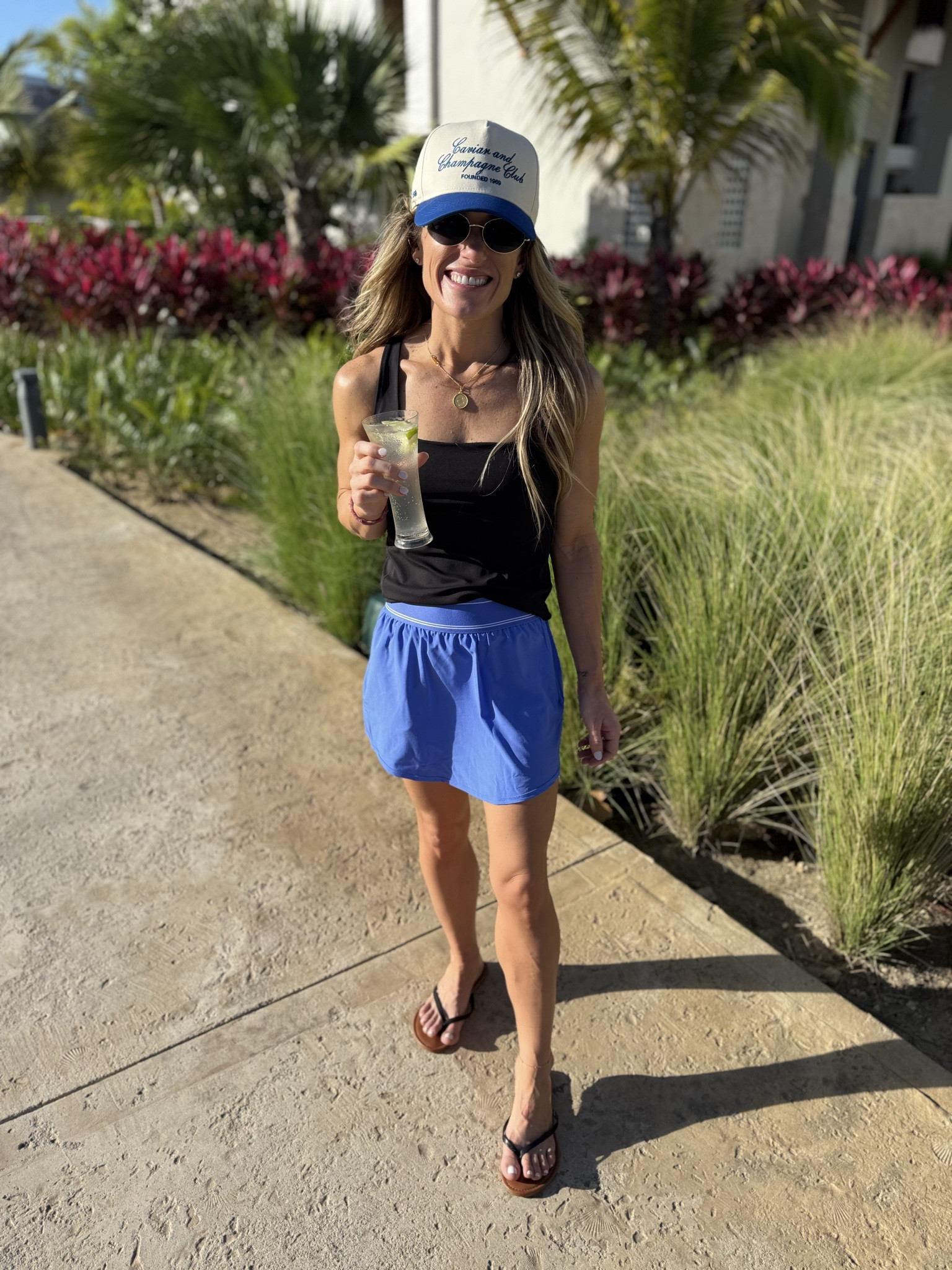 Active skort
Look for less skirt
Vacation 
Spring break 
Trucker hat 

#LTKmomlife #LTKTravel #LTKootd