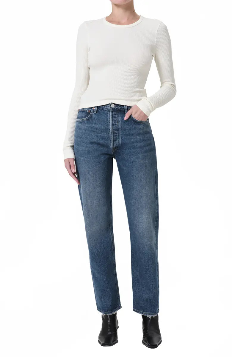 AGOLDE '90s Pinch Waist High Waist Straight Leg Jeans | Nordstrom | Nordstrom