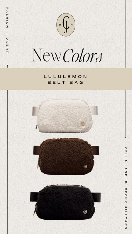 Grab this fleece belt bag, it’s so trendy and practical for the colder months! #cellajaneblog #lululemon

#LTKSeasonal #LTKitbag