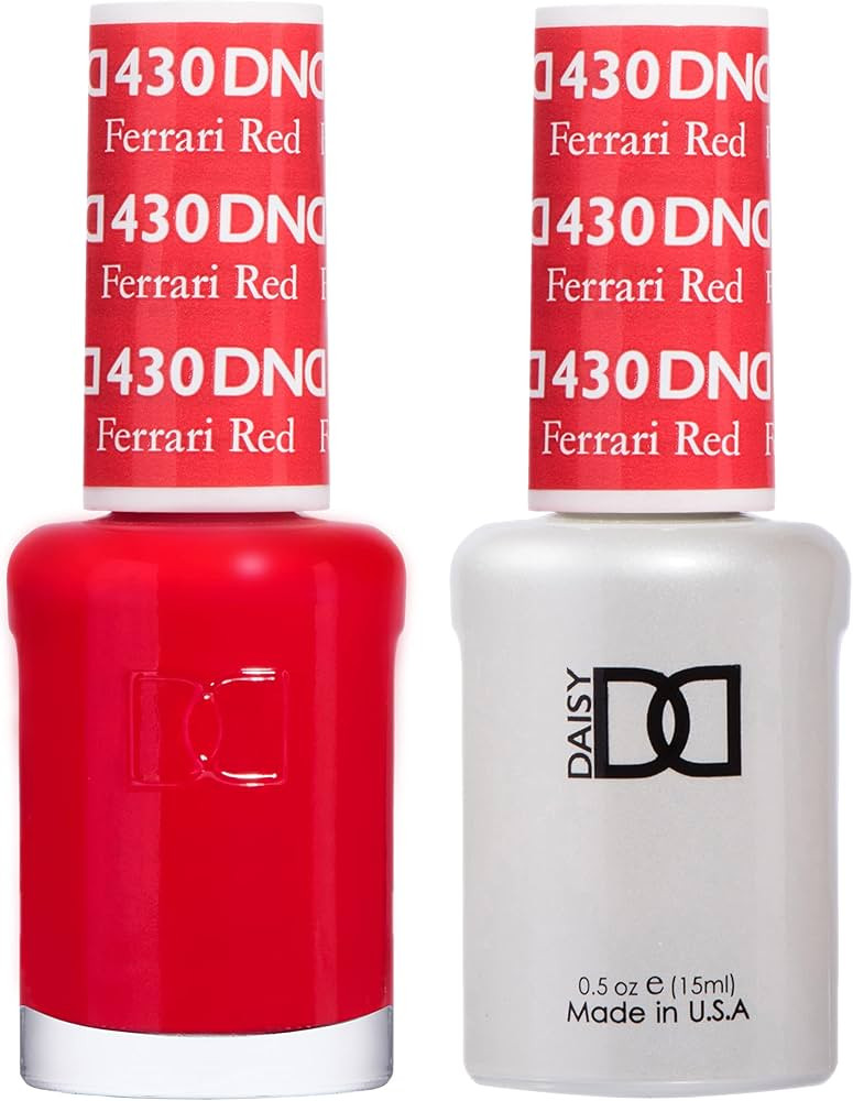 DND GEL Polish Set - 1 Each of Red Gel Polish and Red Nail Polish - 0.5 Oz | Amazon (US)