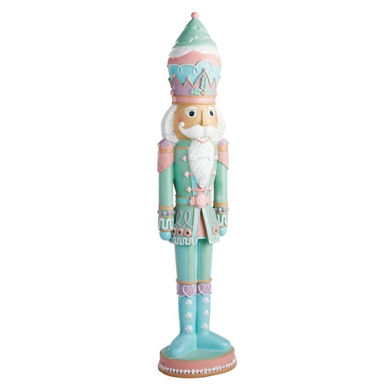 Pastel Cupcake Top Resin Nutcracker, 43" | At Home