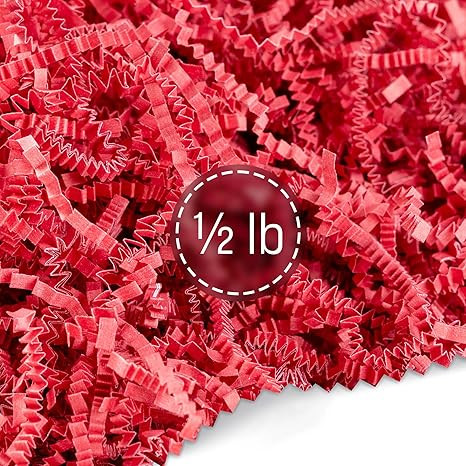 FRILLZ Crinkle Cut Paper Shred Filler for Baskets, Gifts, Packing and Protecting your Birthday, W... | Amazon (US)