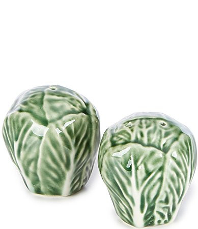 Southern Living Collection Cabbage Salt Pepper Set - Green | Dillard's