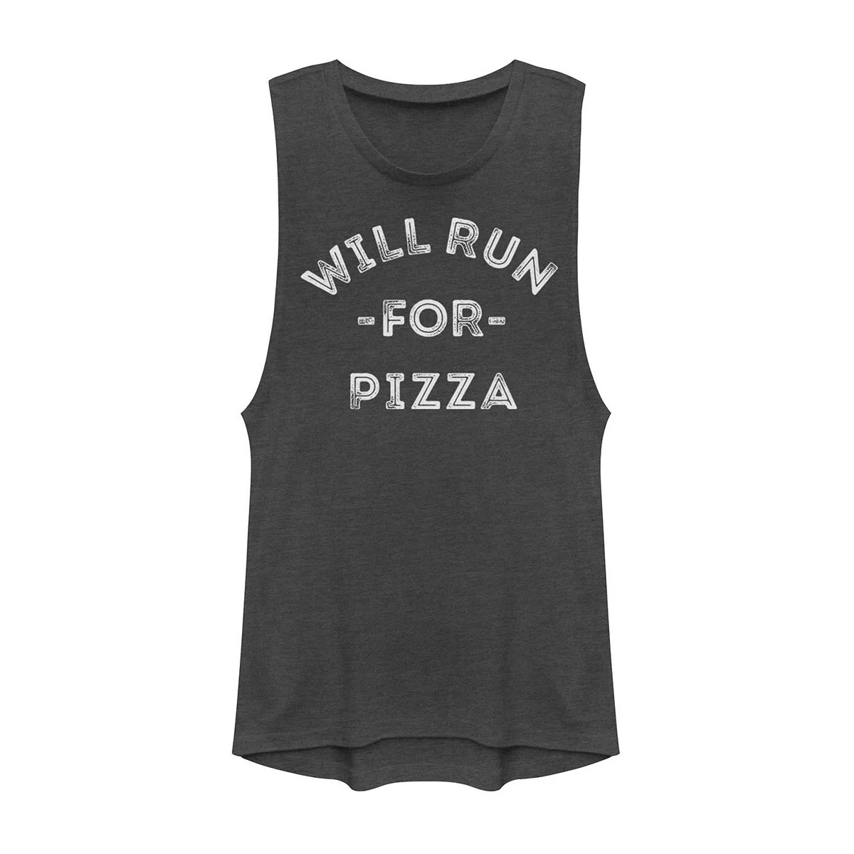 Juniors' Will Run For Pizza Muscle Tee | Kohl's