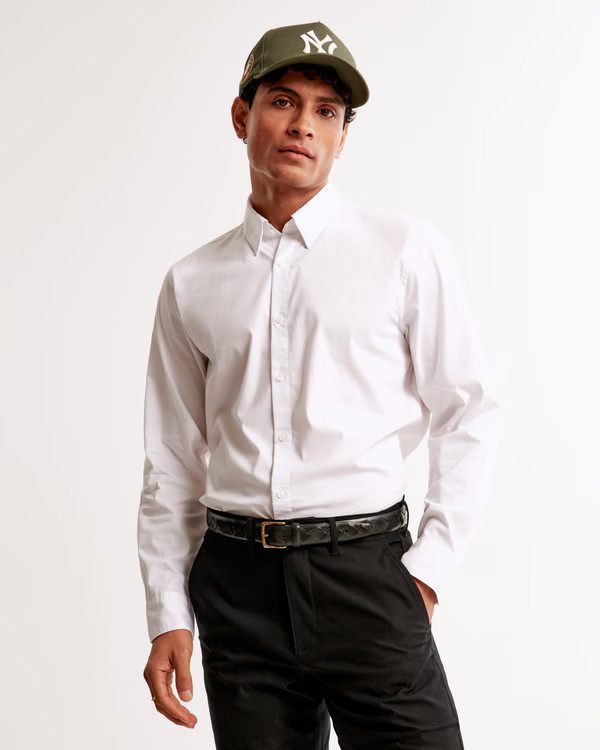 Signature Icon Oxford Shirt | Abercrombie & Fitch (UK)
