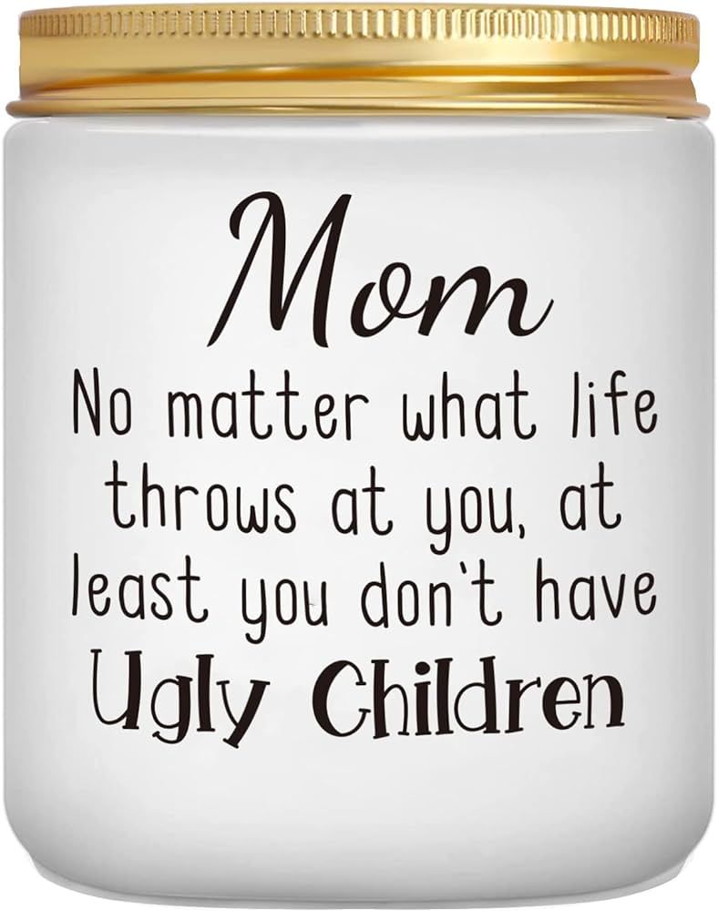 Mothers Day Gifts for Mom from Daughter Son - Best Mom Candles, Funny Birthday & Thanksgiving & C... | Amazon (US)