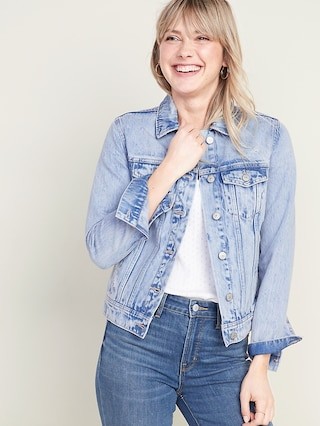 Distressed Jean Jacket for Women  | Old Navy | Old Navy (US)