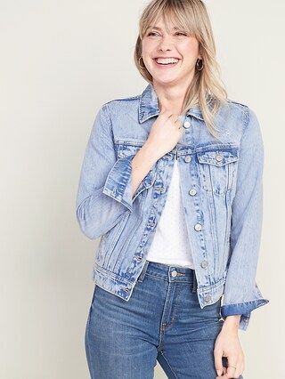 Distressed Jean Jacket for Women | Old Navy (US)