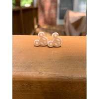 Mouse Ears Pretzel Snack Inspired Stud Earrings | Etsy (US)