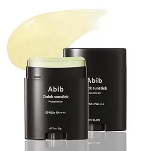 Abib Quick Sunstick Protection Bar SPF50+ 0.77 fl oz/22 g Sun Care, No Whitecast Sunscreen, No St... | Amazon (US)