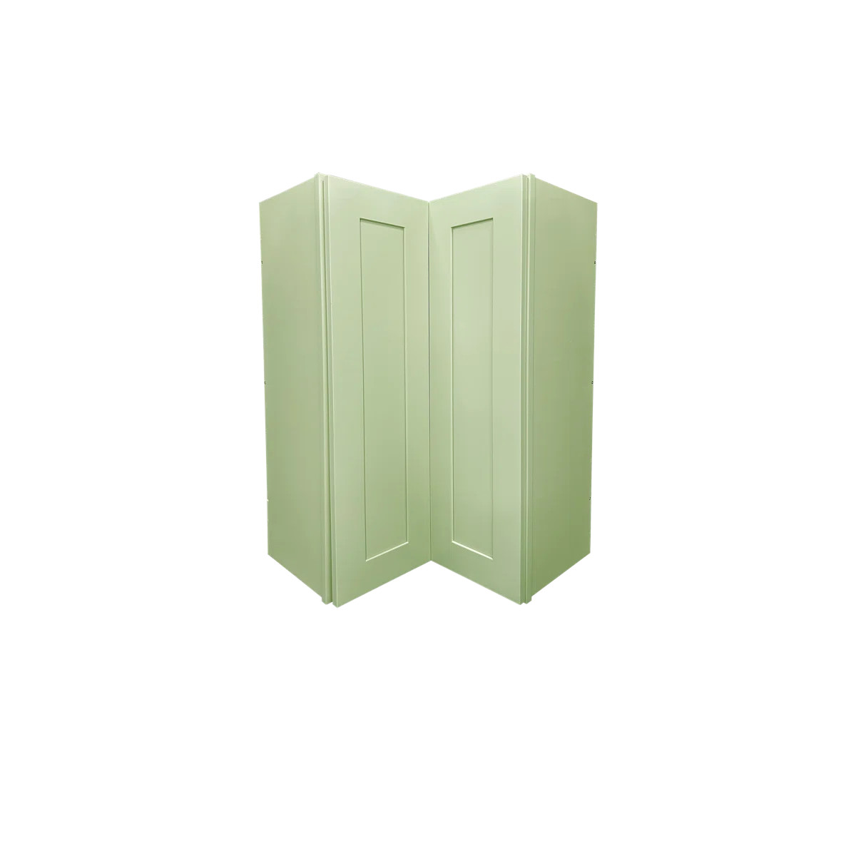 Double Door 24'' W Plywood Corner Wall Cabinet Ready-to-Assemble | Wayfair North America