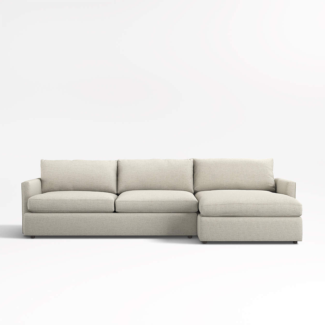 Lounge 2-Piece Sectional Sofa + Reviews | Crate & Barrel | Crate & Barrel