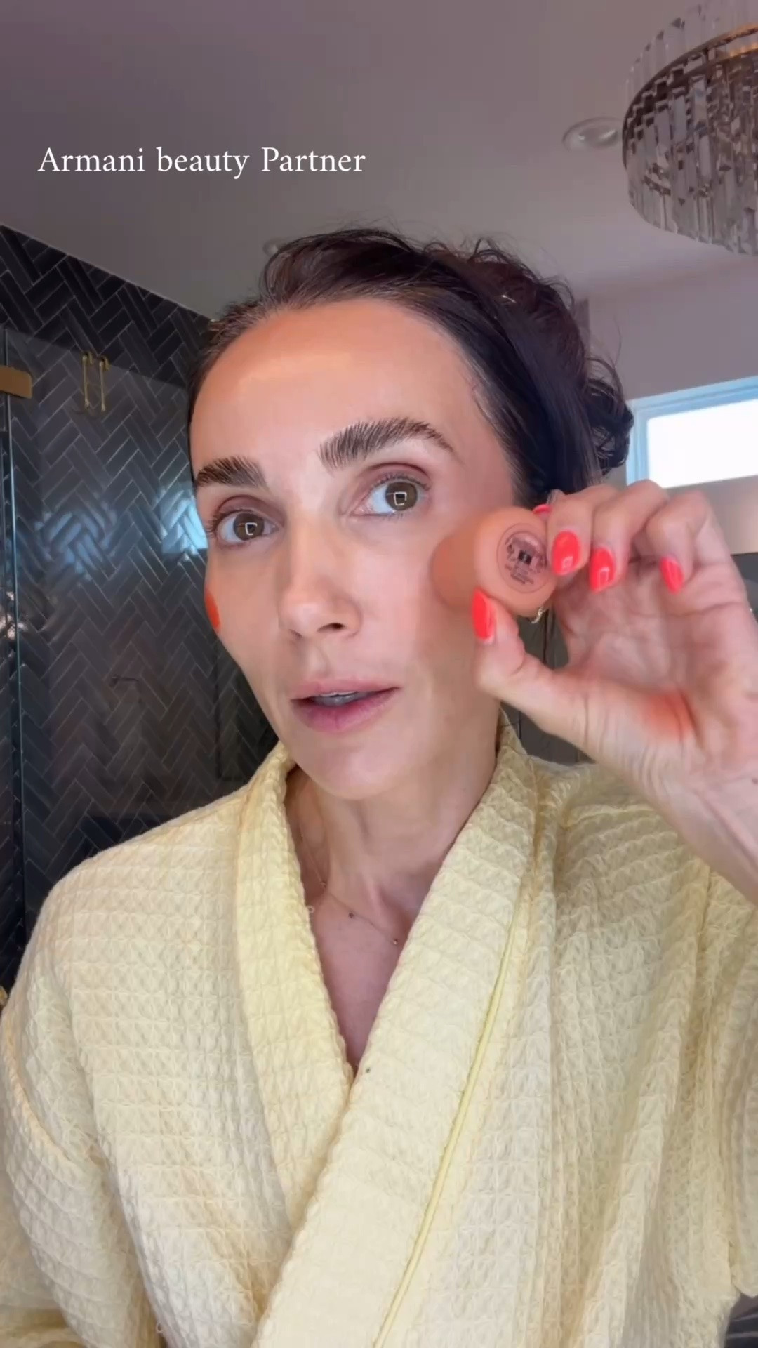 New mature skin friendly makeup finds - I’m wearing shade 5.75 in Armani beauty’s Luminous
Silk Concealer. Tip: I let it sit on my skin for a minute or two before blending it in. It thickens and
gives even better coverage. And I’ve been getting so many questions about my blush. My most
worn is shade 2 Carmel in Armani beauty Dolci Blush.
@armanibeauty @Sephora #ArmanibeautyPartner #armanimakeup

#LTKOver40 #LTKBeauty