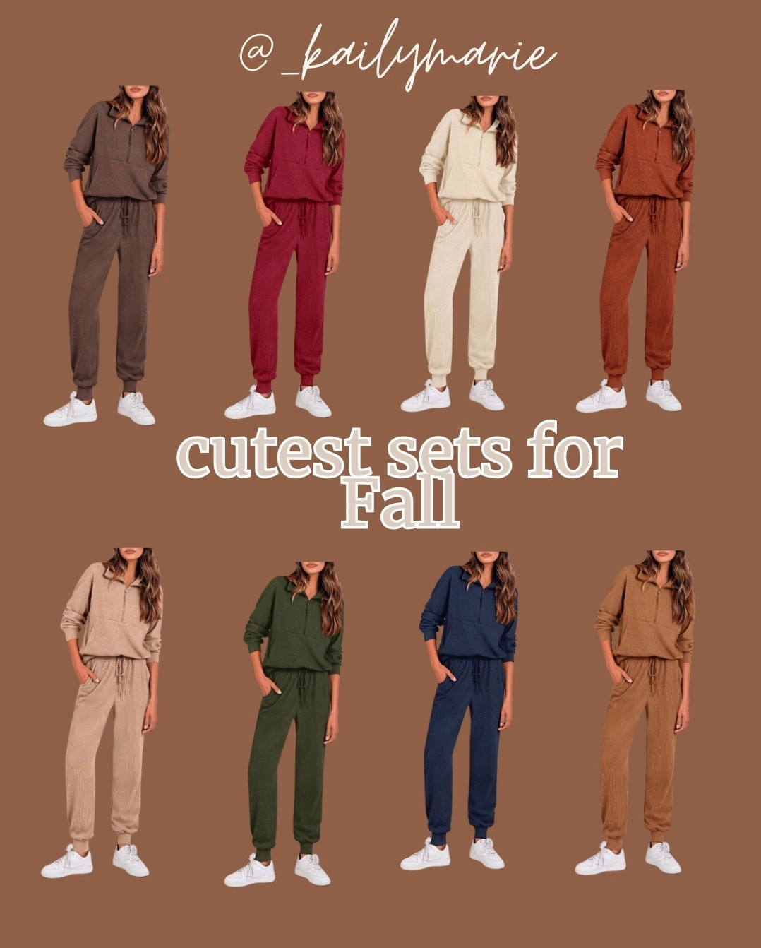 These ribbed sets are so cute for fall! They have over 20 color options too! 

#LTKFallSale #LTKSeasonal #LTKMidsize
