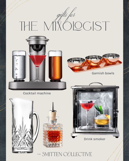 Gifts for the mixologist!

cocktail gifts, home gifts, gifts for him, Bartesian, smoker, copper, crystal 

#LTKHoliday #LTKhome #LTKGiftGuide