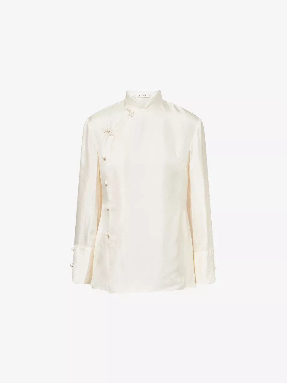 Pankou Knotted Silk Shirt | Selfridges