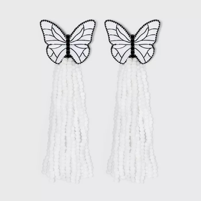 SUGARFIX by BaubleBar Butterfly Tassel Drop Earrings | Target
