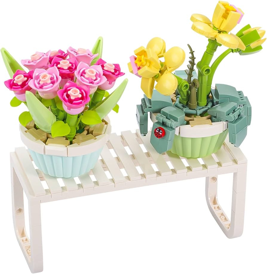 Tulips Orchid Set with Shelf (2PCS) | Amazon (US)