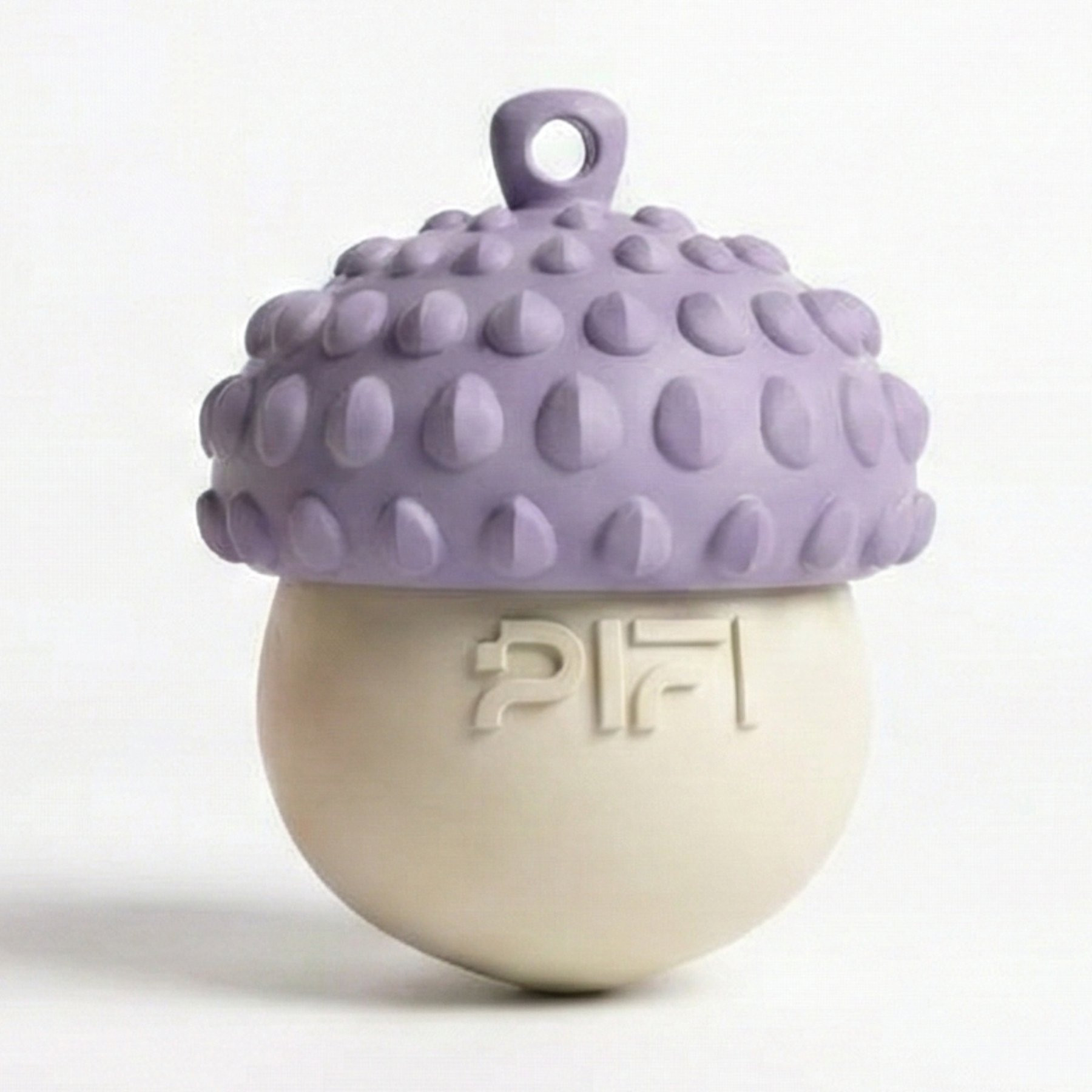 PiFi DentalFlex Nut Dog Chew & Treat Dispensing Toy, Medium/Large, Lavender/Grey | Chewy
