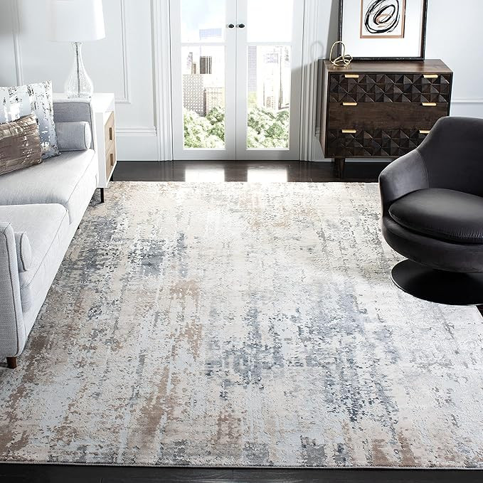 Safavieh INV432A-8 Rug 8' x 10' Cream/Grey | Amazon (US)