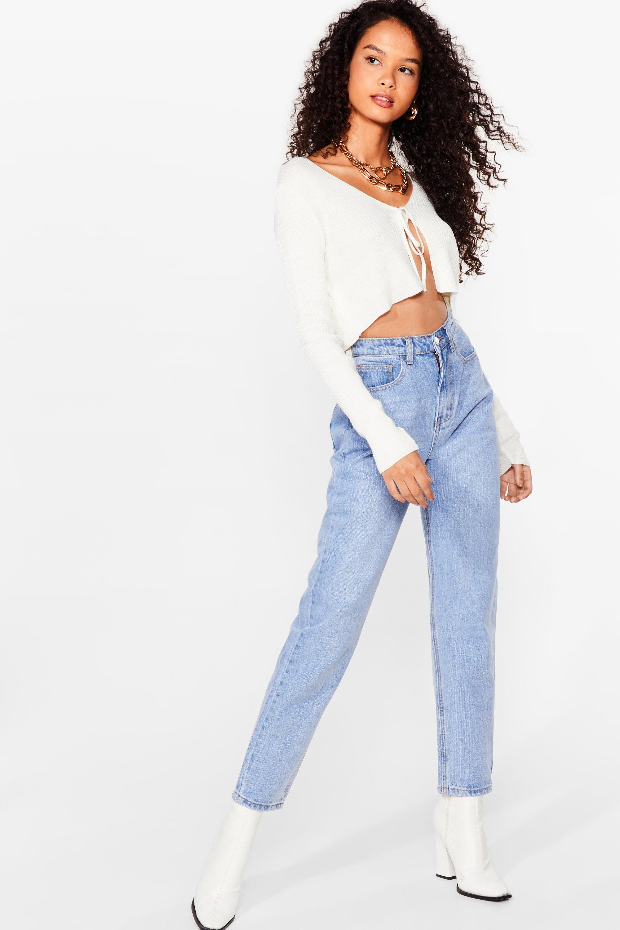 Clean Light Wash Mom Jeans | NastyGal (UK, IE)