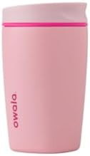 Owala SmoothSip Slider Insulated Stainless Steel Coffee Tumbler, Reusable Iced Coffee Cup, Hot Co... | Amazon (US)