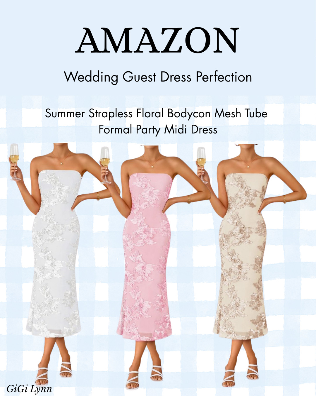 🌸 WEDDING GUEST DRESS OF THE SEASON 🌸 If you're looking for a dress that feels elegant, feminine, and expensive without the luxury price tag, this ZESICA Strapless Floral Midi Dress is a must-have. The flattering bodycon silhouette, romantic floral print, delicate mesh details, and strapless neckline make it the perfect choice for weddings, bridal showers, engagement parties, date nights, and special occasions. 💕 Strapless neckline 💕 Flattering bodycon fit 💕 Romantic floral design 💕 Elegant mesh detailing 💕 Perfect for wedding season 💕 Photographs beautifully Whether you're attending a garden wedding, beach ceremony, winery wedding, or summer formal event, this dress delivers effortless sophistication and timeless style. 

#WeddingGuestDress #ZESICA #WeddingSeason #CocktailDress #FormalDress #WeddingStyle #SpecialOccasionDress #LTKFashion #DressInspiration #FashionFinds

 

 #LTKWedding