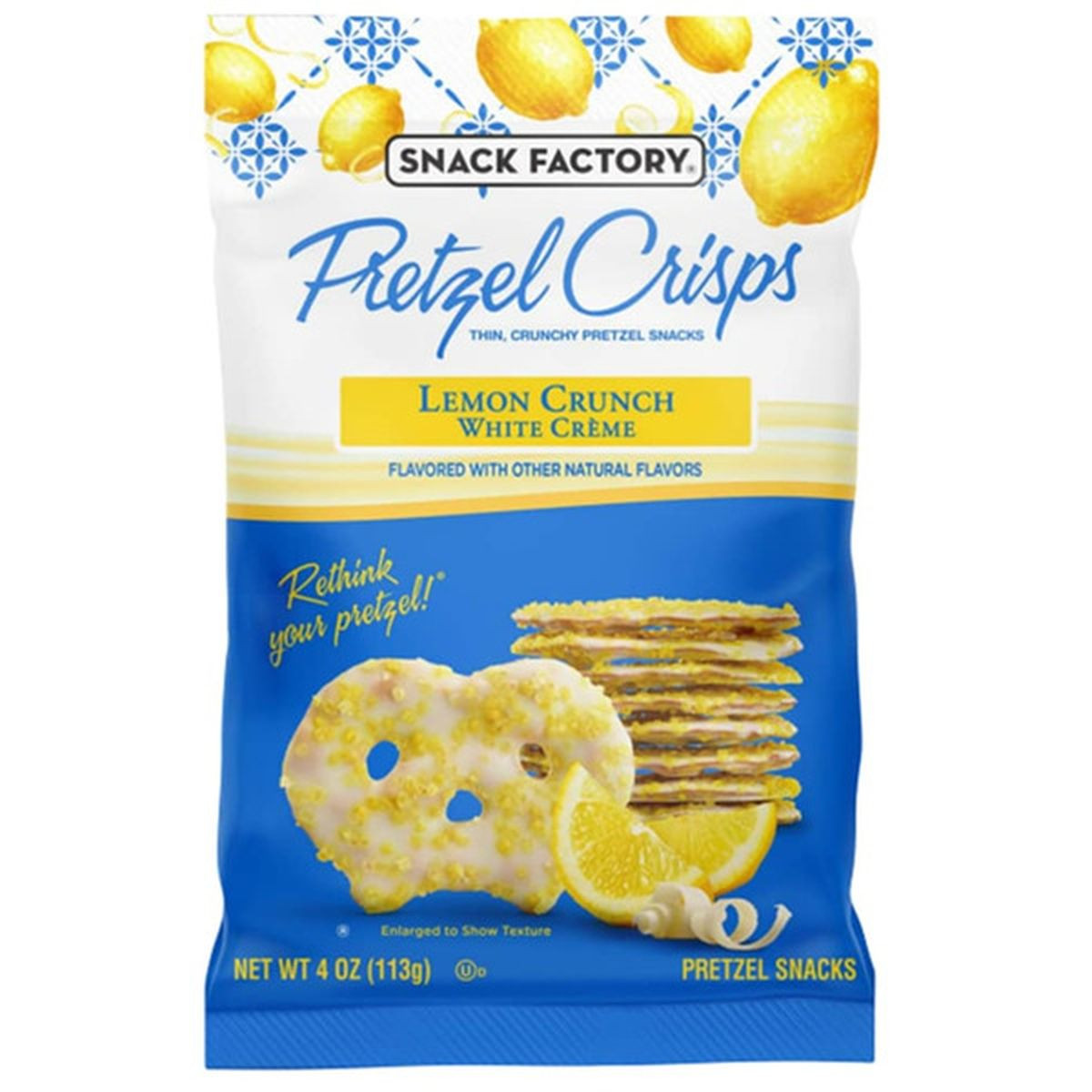 Snack Factory  Lemon Crunch White Creme Pretzels (4 oz) Delivery or Pickup Near Me - Instacart | Instacart