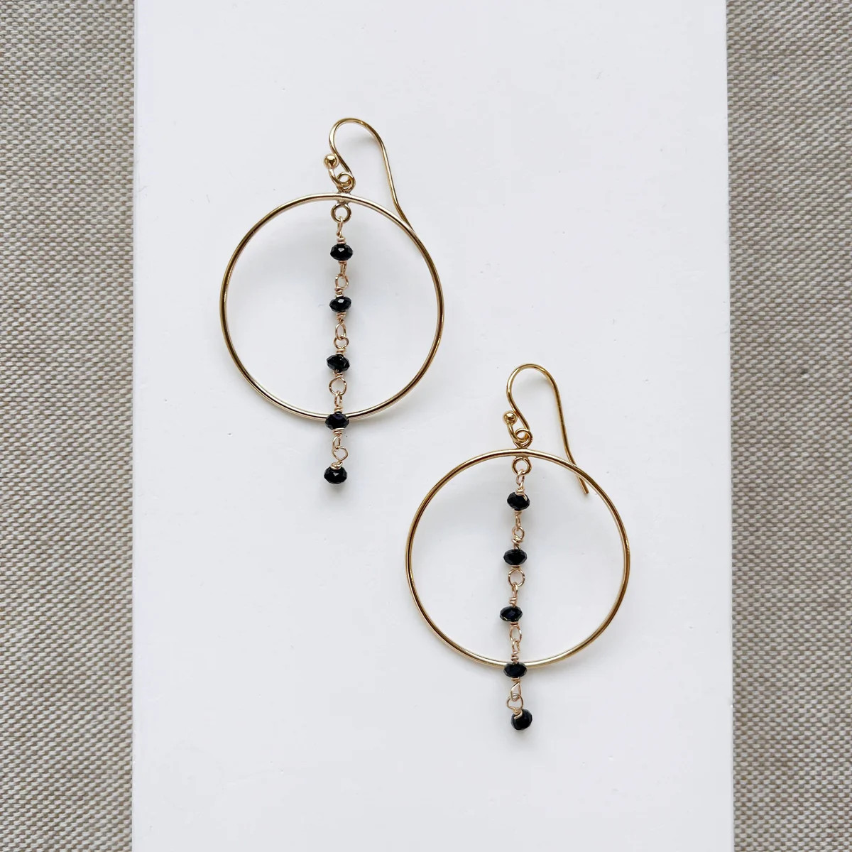 Small Pearl Hoop Earrings | Sarah Cornwell Jewelry